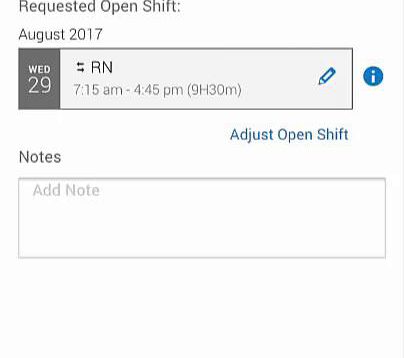 Employee Shift Requests