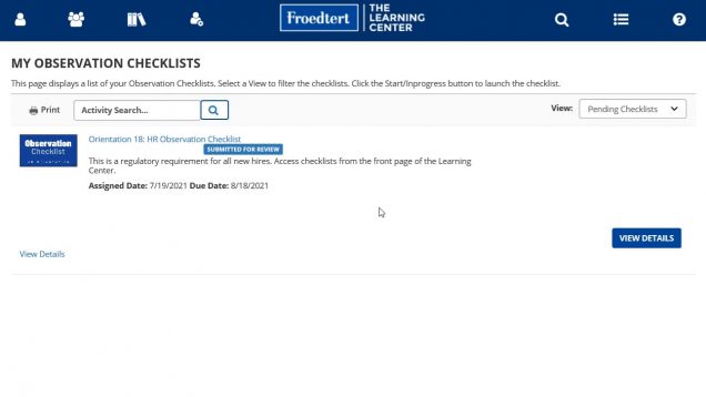 Observation Checklist How To
