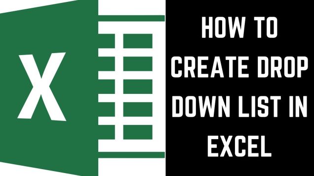 How To Create a Drop-down List in Excel
