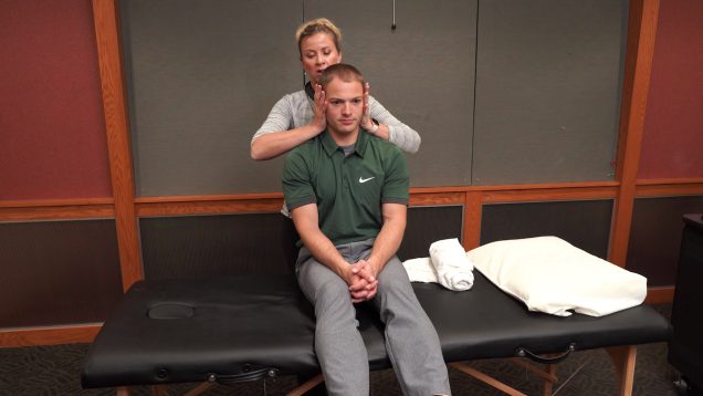 Seated Cervical Distraction Demonstration