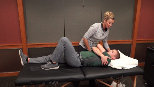 Supine Mid Thoracic Manipulation Demonstration