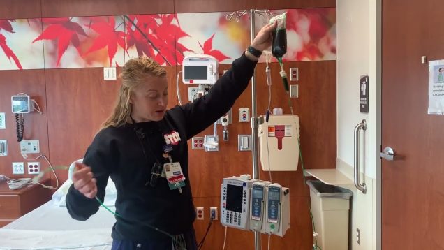 Chemotherapy Reverse Flush Method