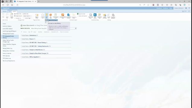 Setting Up SharePoint Alerts for Integrated Testing