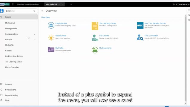 Accessing HR Applications for Employees