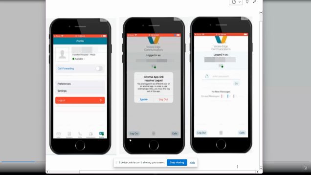 Vocera – How To Log Out of Vocera
