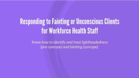 Syncope Process Reinforcement