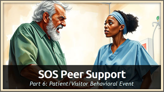 SOS Peer Support Part 6: Patient/Visitor Behavioral Event