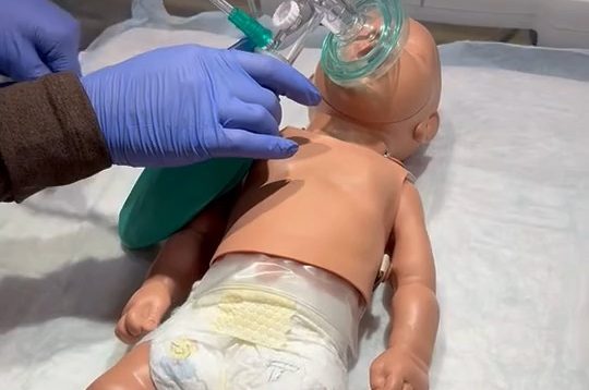 How to administer blow-by oxygen