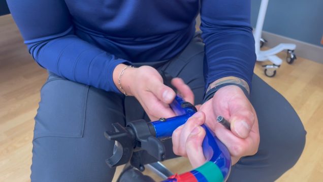 Adjusting a Leg Rest