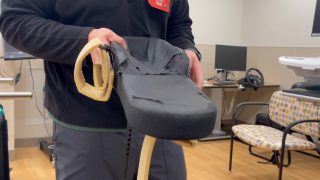 Adjusting an Arm Trough